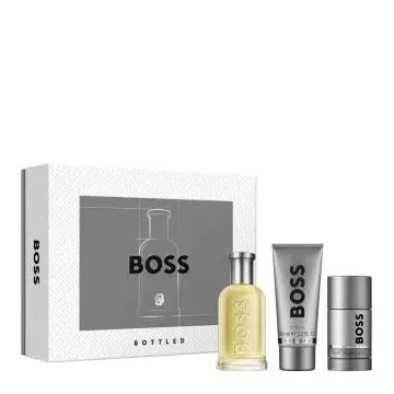 Hugo Boss Bottled coffret 100ml edt + gel douche 100ml + stick 75ml