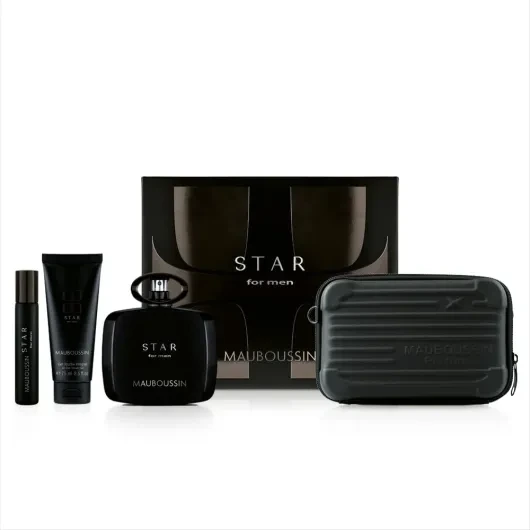 Coffret Mauboussin Star 90ml edp + vaporisat. 20ml + gel douche 75ml + sac