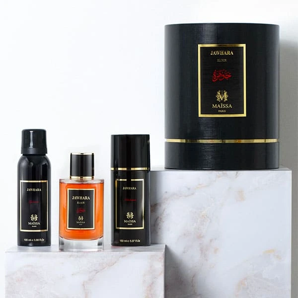 Maissa Jawhara Elixir + shampoing + déo