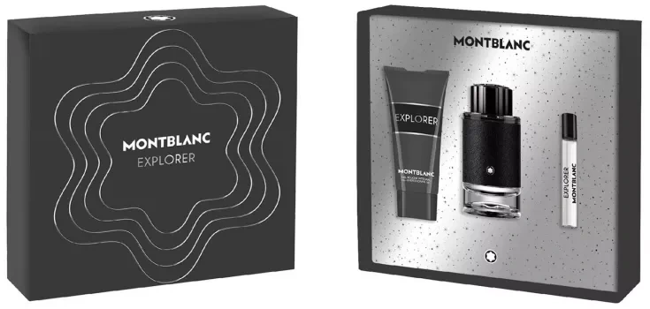 Mont Blanc Explorer coffret 100ml edp + 7.5ml edt vaporisateur + 100ml après rasage