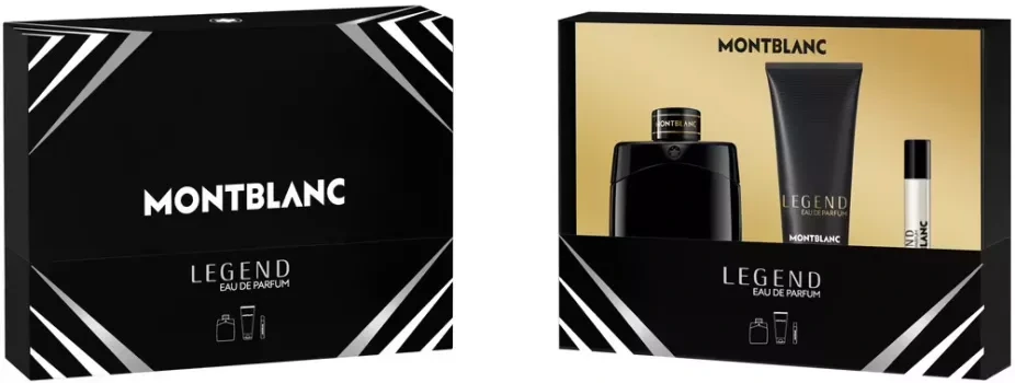 Mont Blanc Légend coffret 100ml edp + 7,5ml vaporisateur + 100ml gel douche