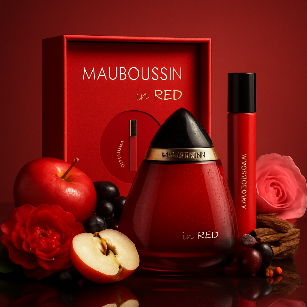Mauboussin in red mini coffret 100ml edp + 20ml edp femme