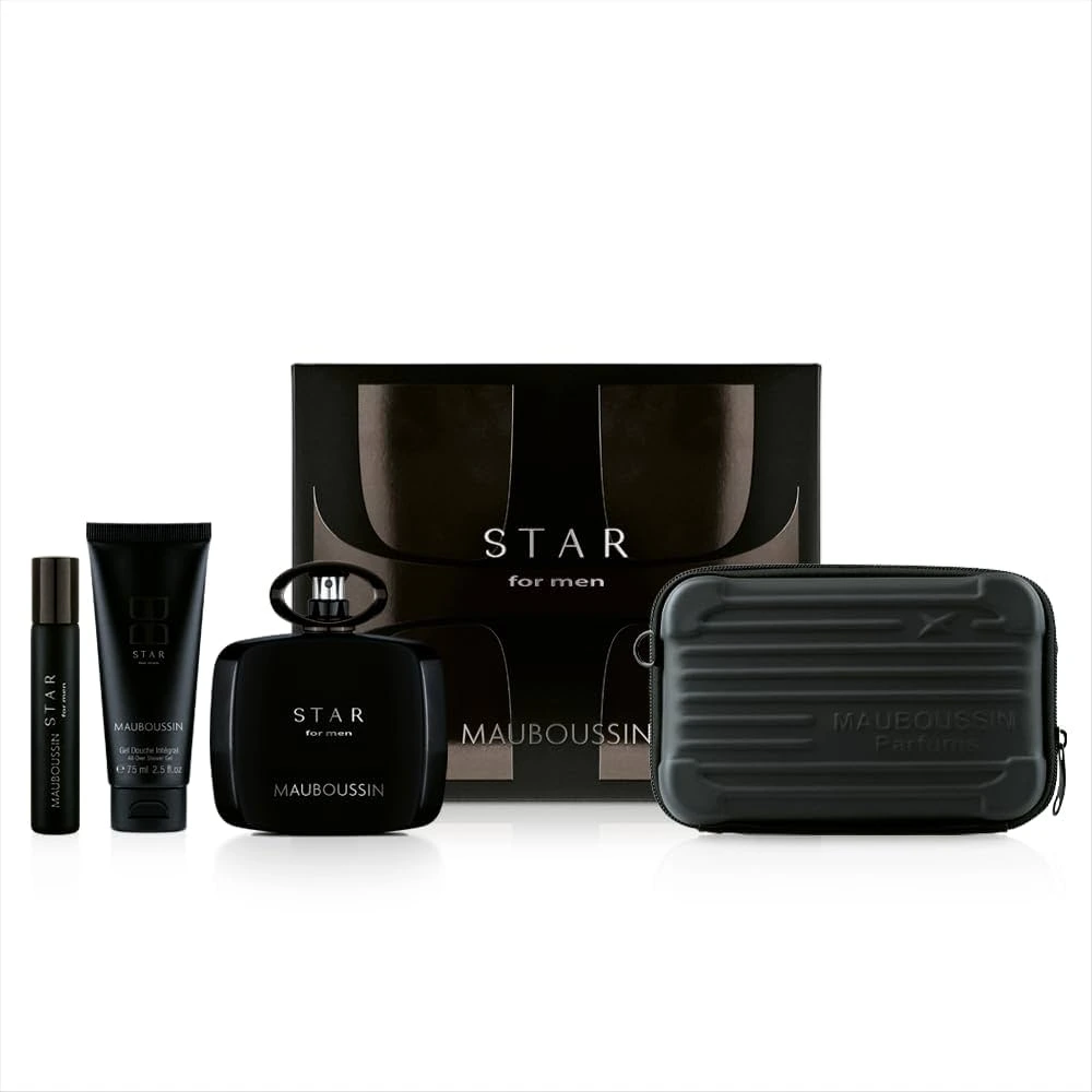 Coffret Mauboussin Star 90ml edp + vaporisateur 20ml + gel douche 75ml + sac bandoulière